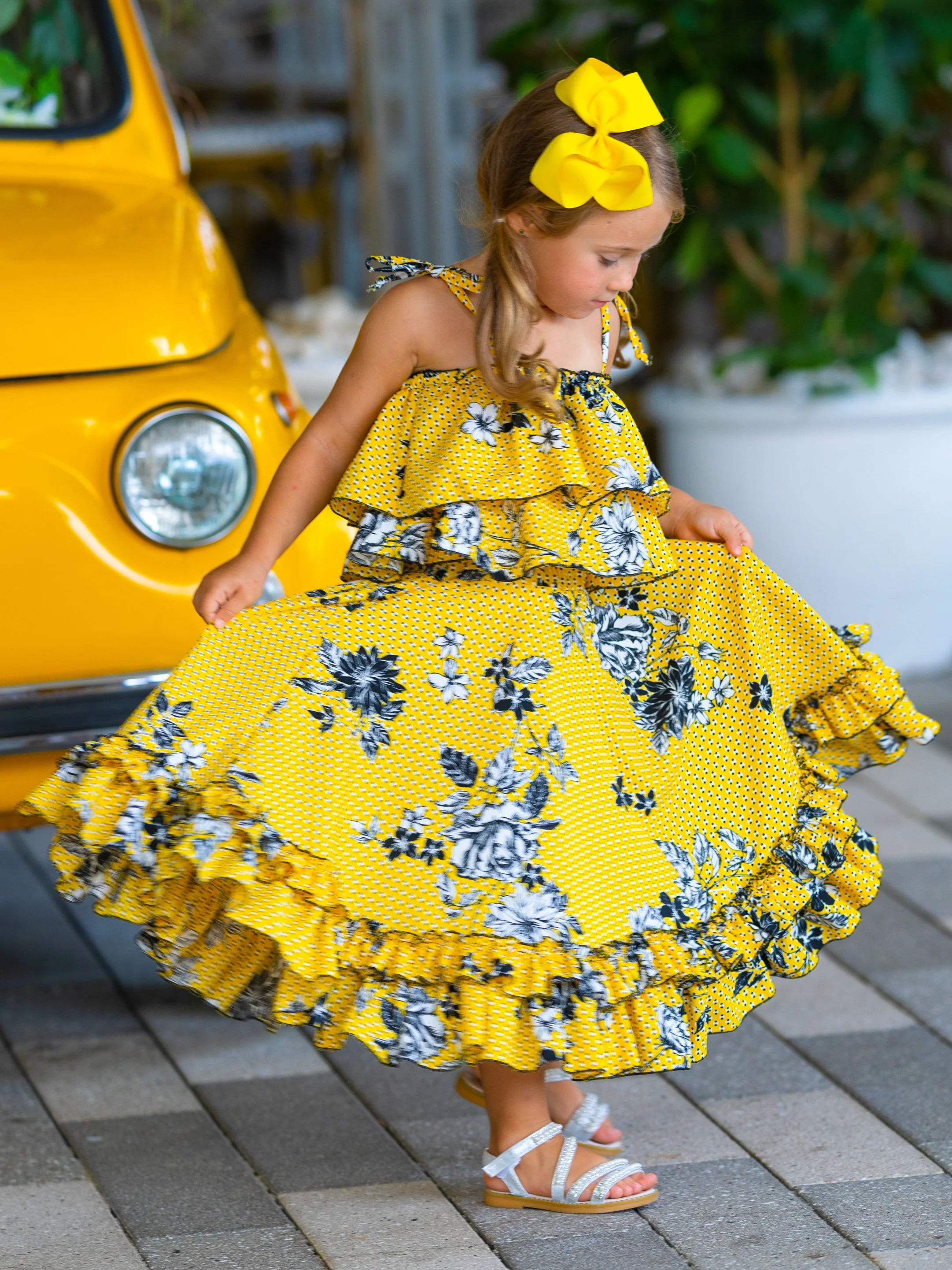 Bright Days Ruffle Maxi Skirt Set - Image 6