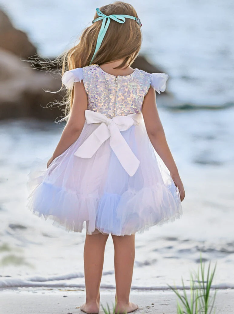 Sparkly Mermaid Twirl Tutu Dress - Image 10