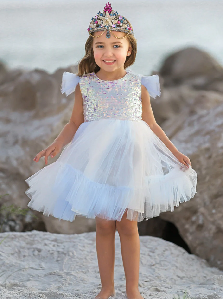 Sparkly Mermaid Twirl Tutu Dress - Image 12