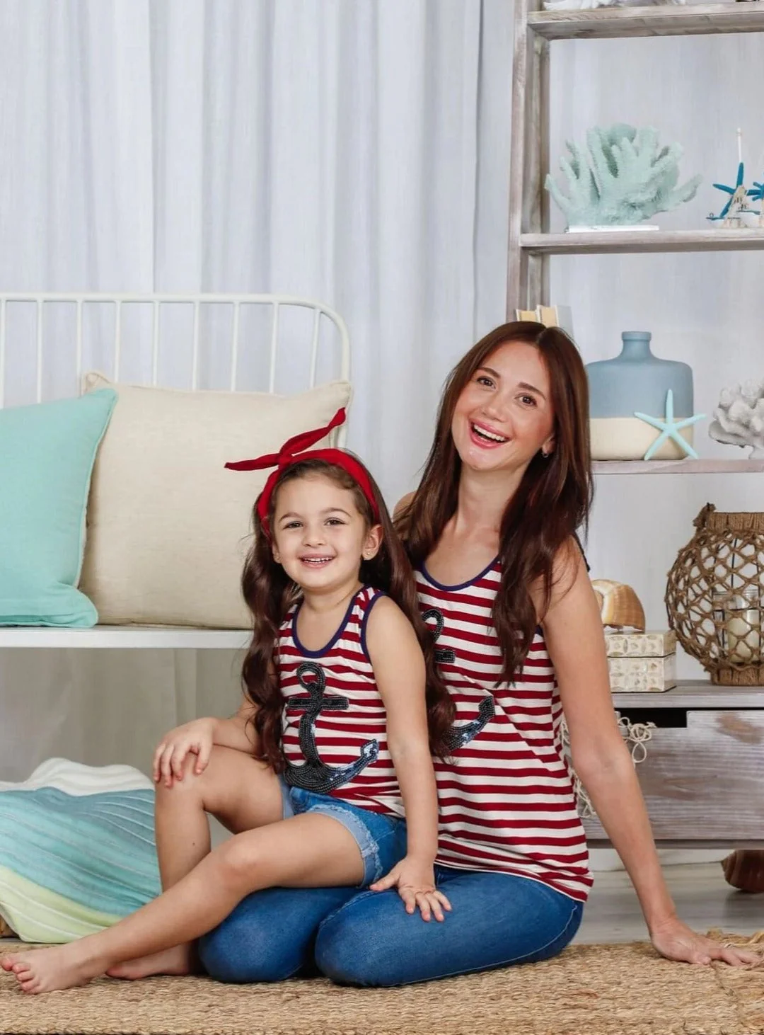 Mommy and Me You're My Anchor Sequin Top - Image 3