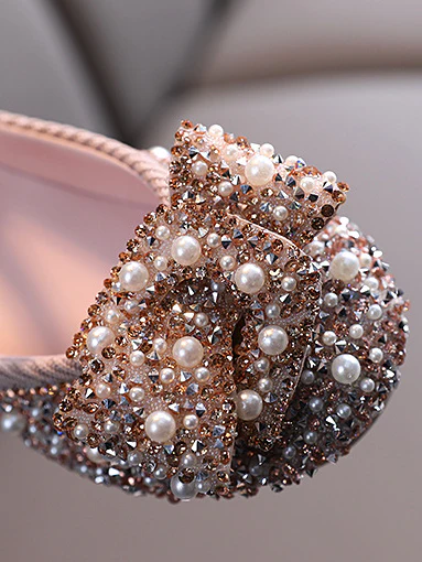 Pearls N' Rhinestones Ballerina Flats By Liv and Mia - Image 6