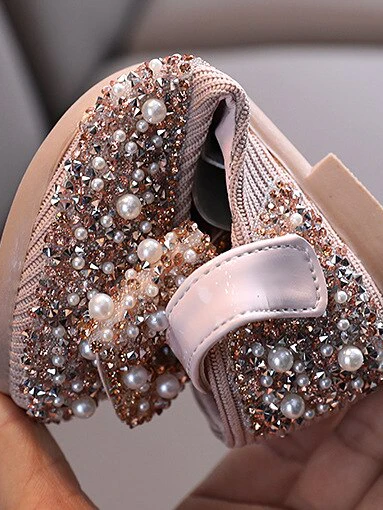 Pearls N' Rhinestones Ballerina Flats By Liv and Mia - Image 7