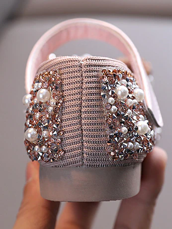 Pearls N' Rhinestones Ballerina Flats By Liv and Mia - Image 8