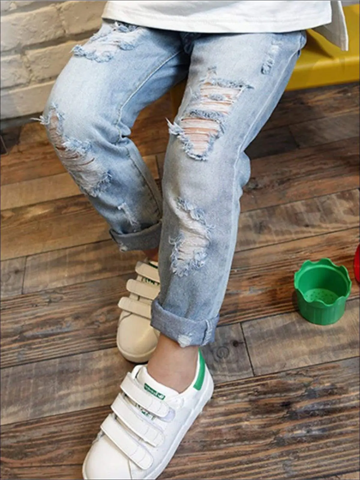 Ripped Just Right Denim Jeans - Image 5