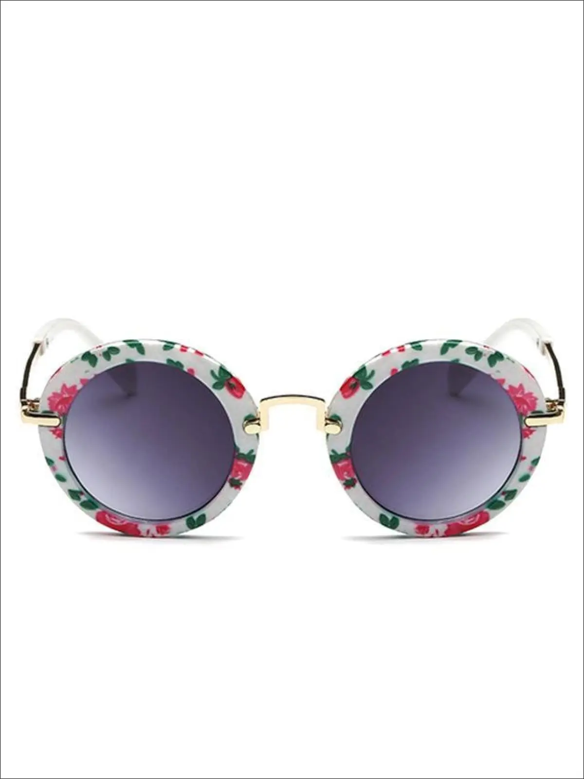 Girls Round Retro Sunglasses - Image 11