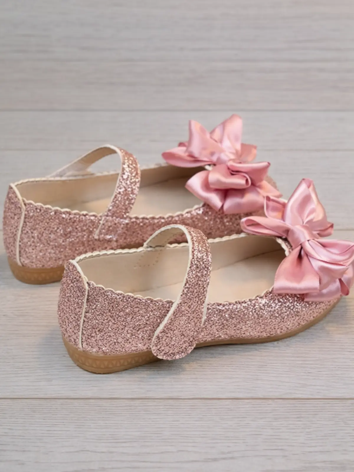 Step and Shine Glitter Bow Shoes By Liv and Mia - Image 7