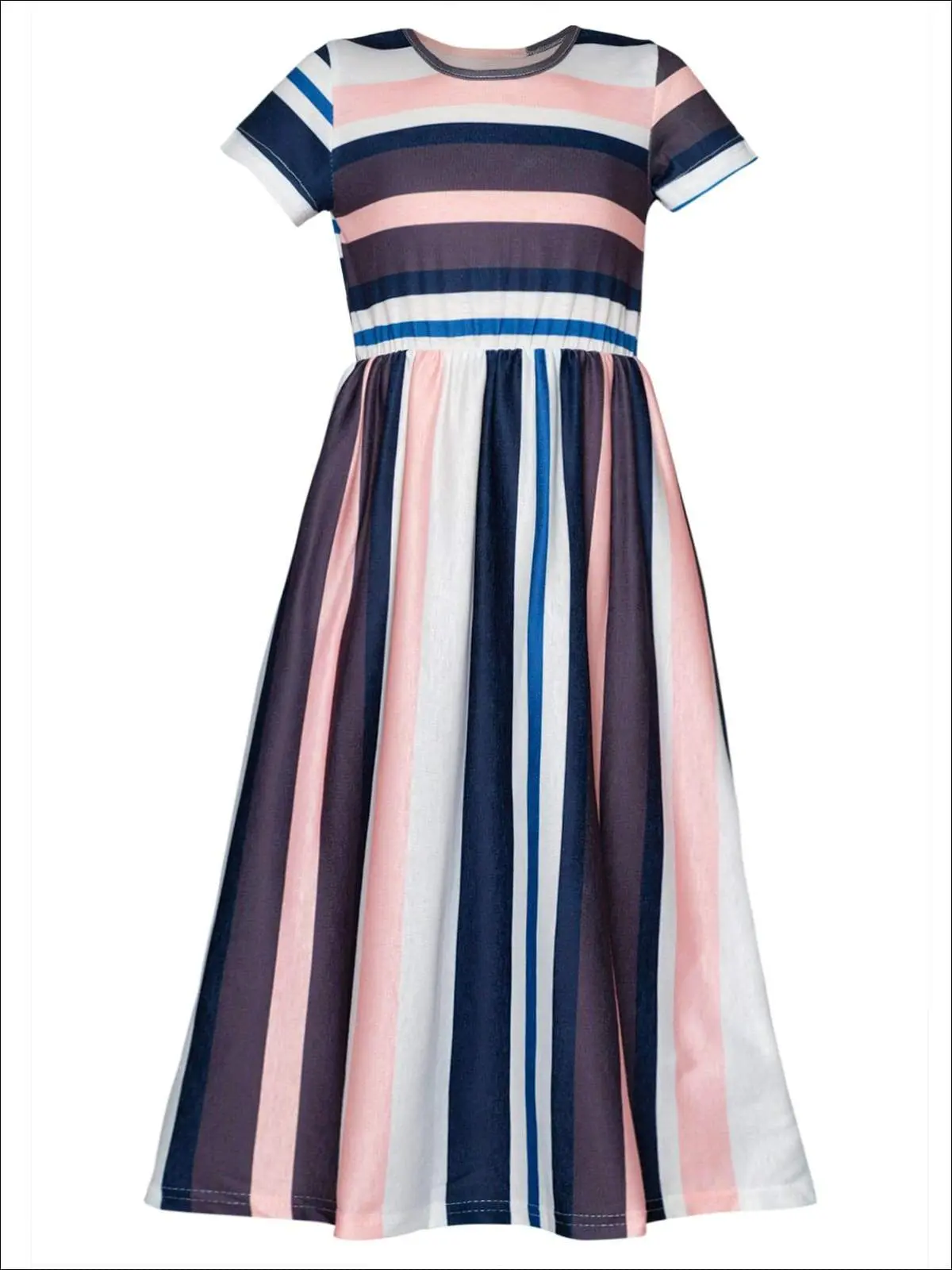 Oh So Chic Striped Maxi Dress - Image 4