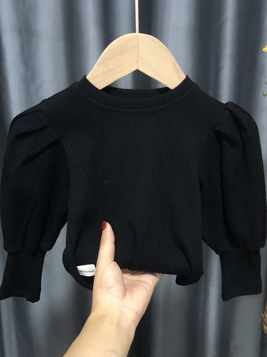 So Chic Puff Sleeve Knit Sweater - Image 3