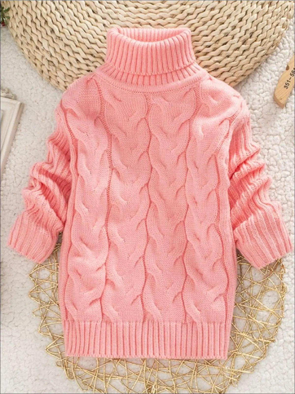 Thick Knitted Turtleneck Sweaters - Image 3