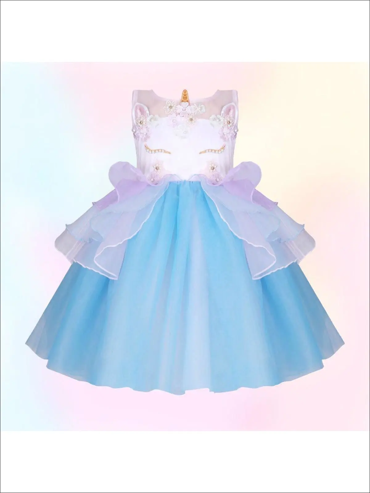 Sweet Unicorn Magic Party Tutu Dress Costume - Image 10