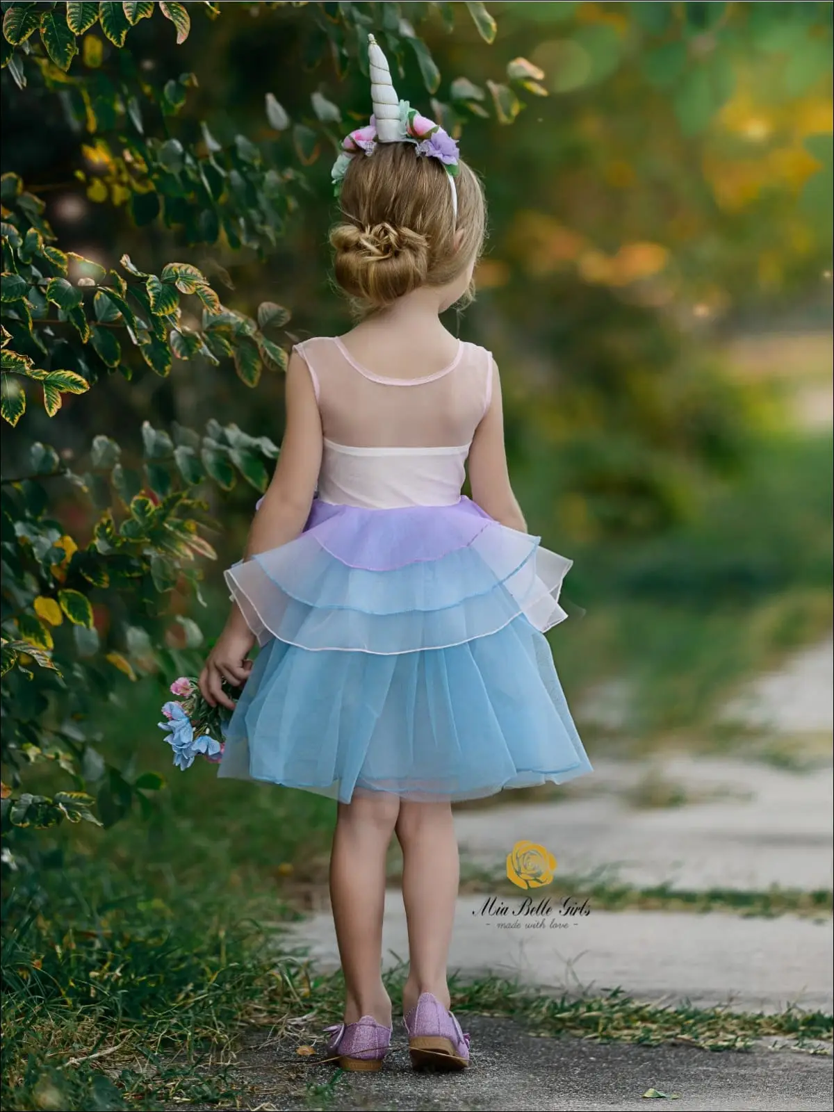 Sweet Unicorn Magic Party Tutu Dress Costume - Image 3