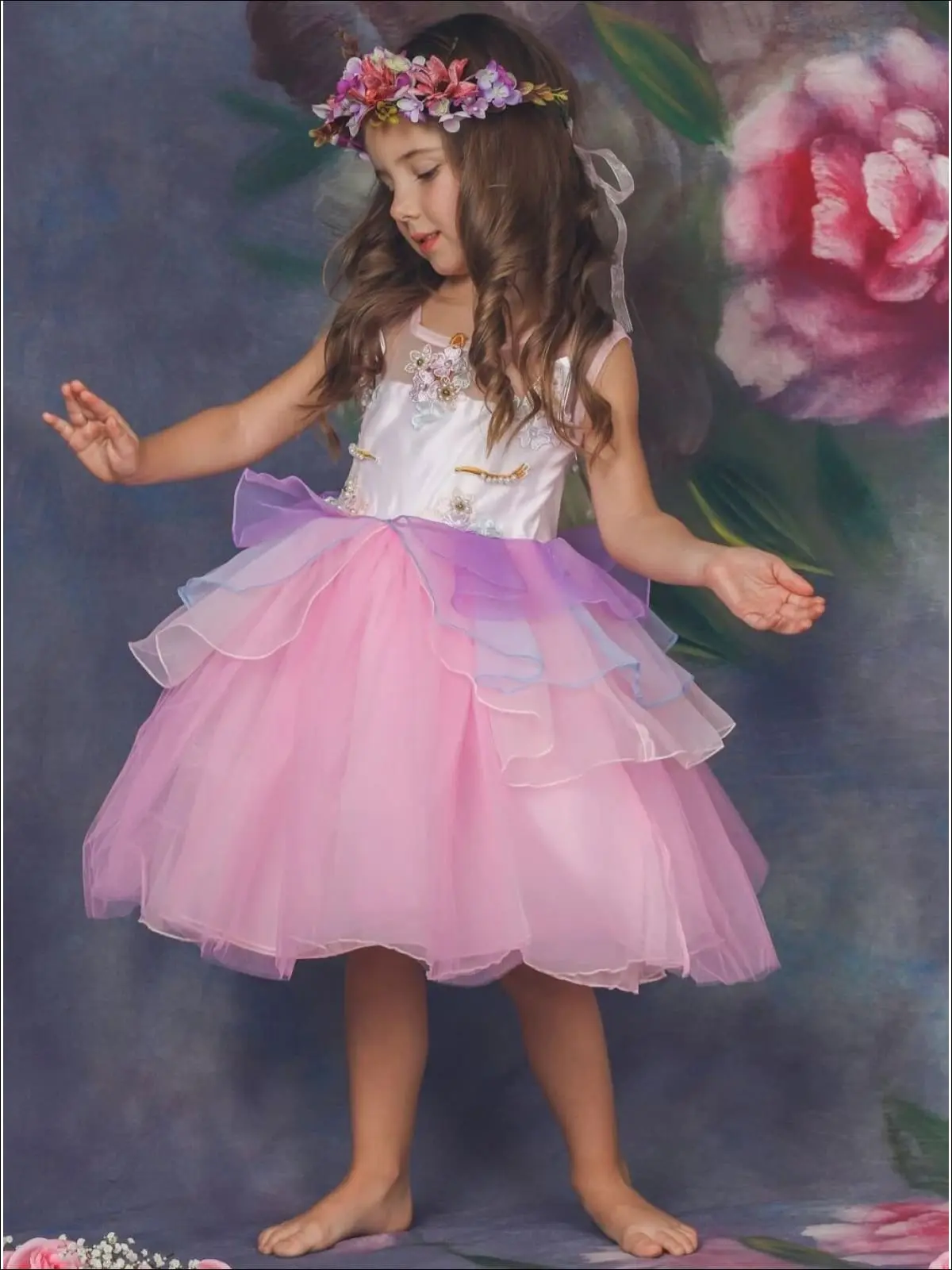 Sweet Unicorn Magic Party Tutu Dress Costume - Image 6