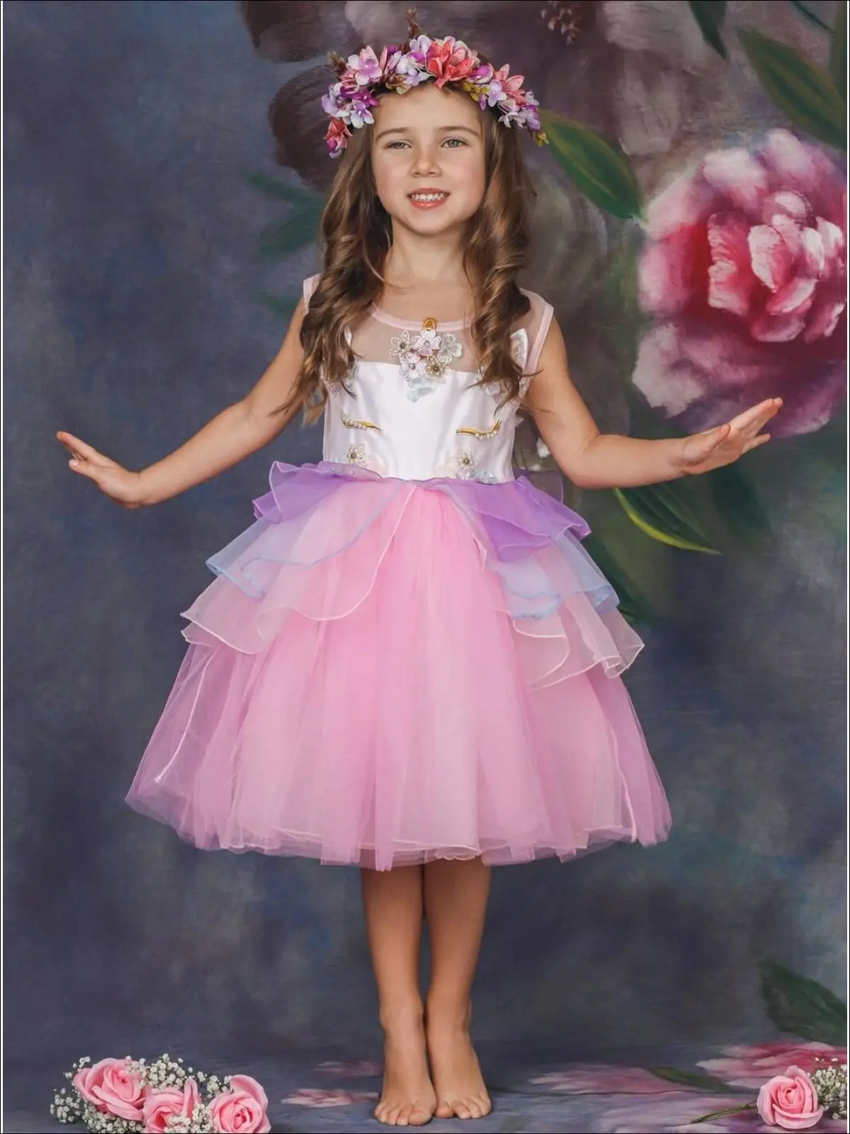 Sweet Unicorn Magic Party Tutu Dress Costume - Image 8