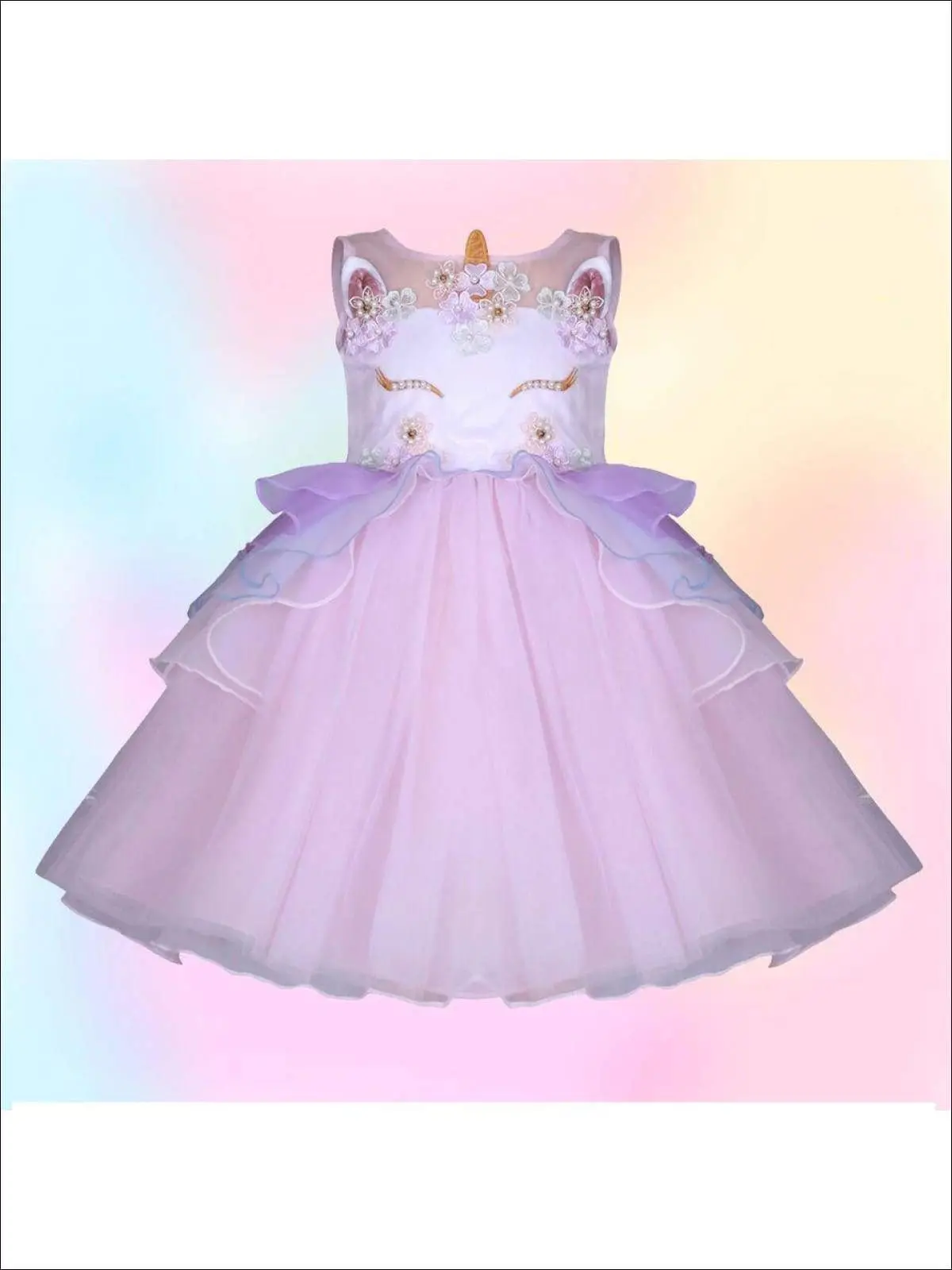 Sweet Unicorn Magic Party Tutu Dress Costume - Image 9