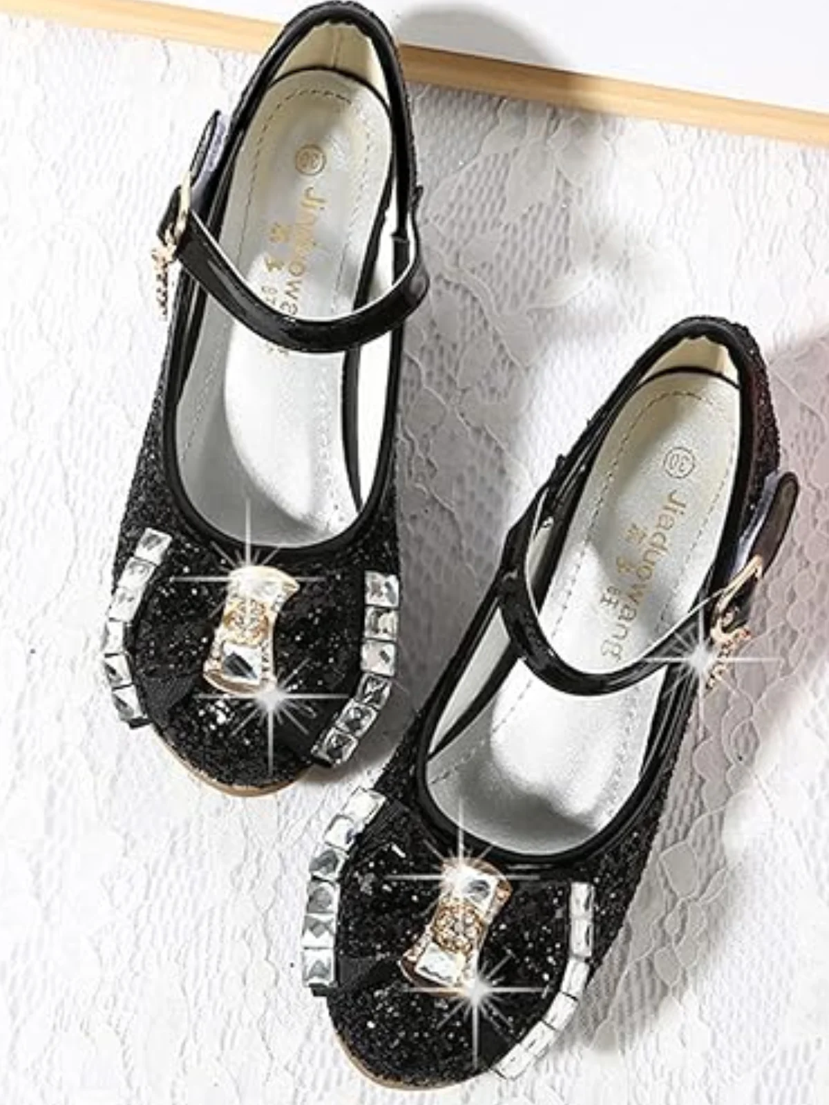 Simply Chic Rhinestone Princess Shoes By Liv and Mia - Image 4