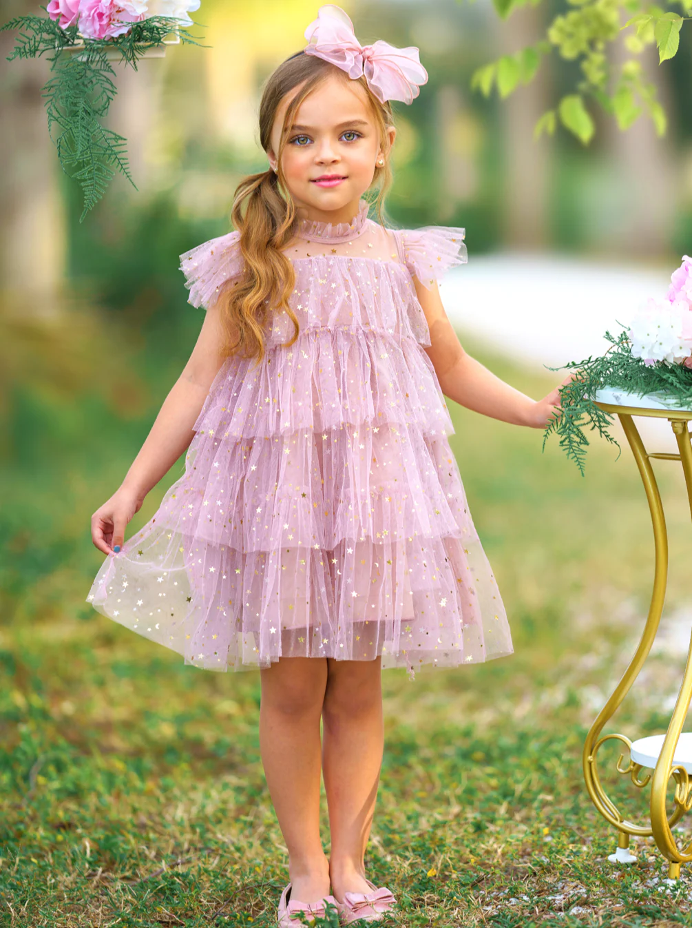 My Little Prima Tiered Tulle Dress - Image 5