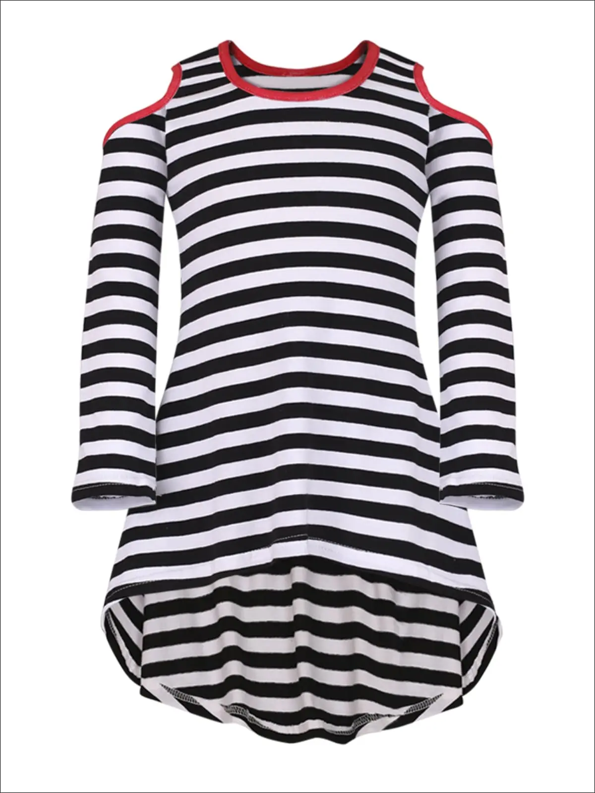 Mommy and Me Striped Together Hi-Lo Tunic - Image 5