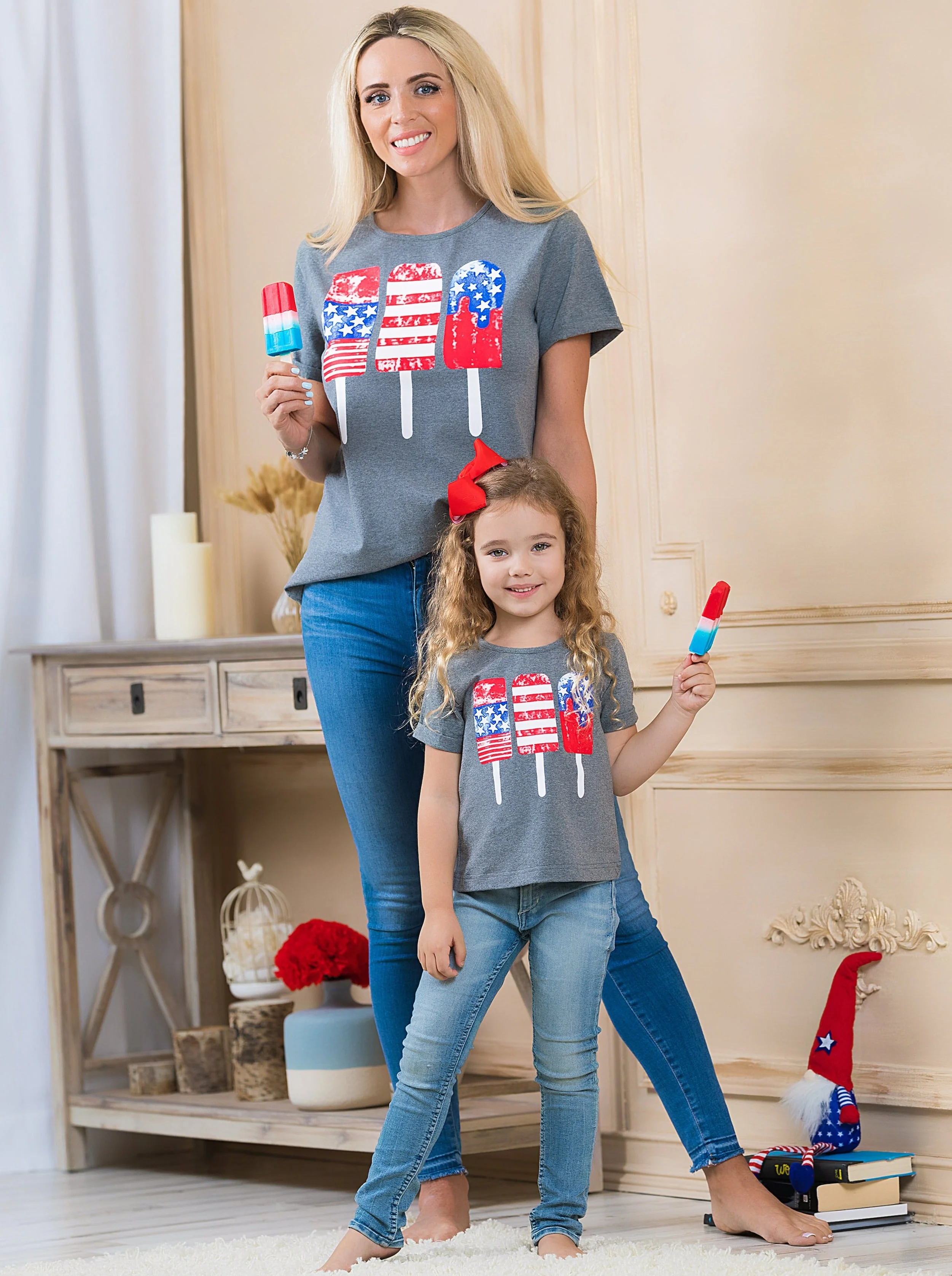 Mommy and Me Patriotic Popsicle Top - Image 5