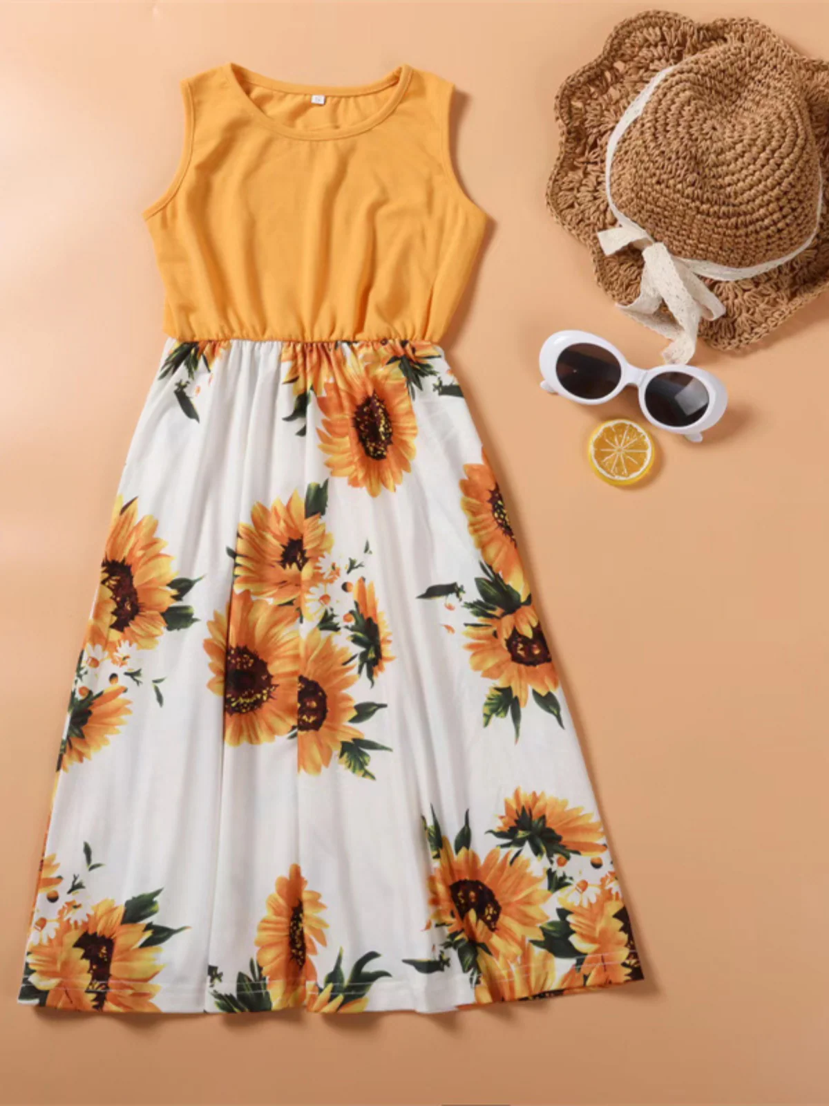 Mommy and Me Sweet Sunflower Maxi Dress - Image 3
