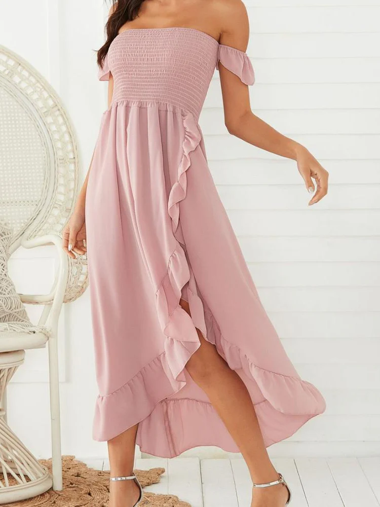 Mommy and Me Flowy Smocked Maxi Dress - Image 5