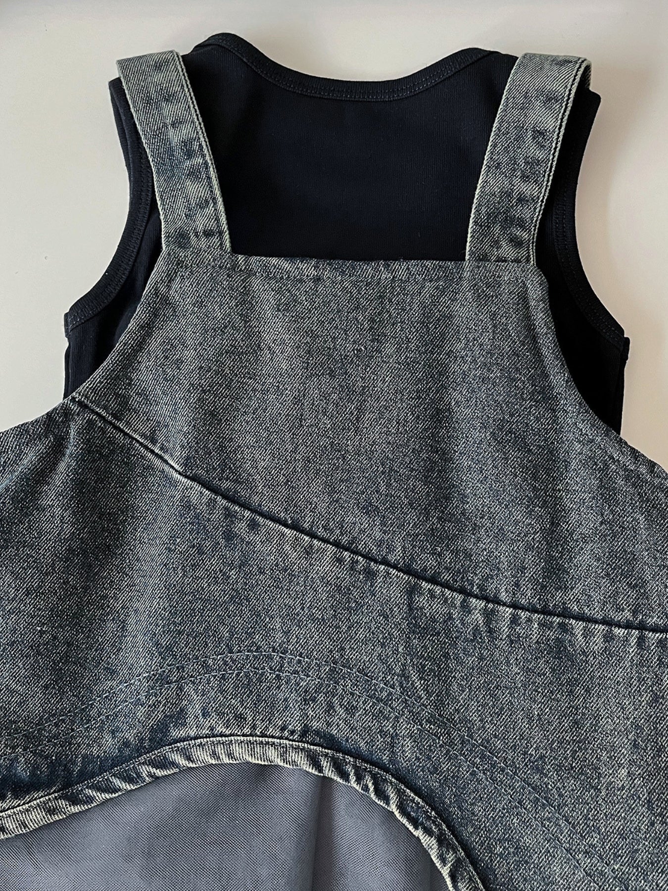 Wild West Top and Denim and Overall Dress Set - Image 3