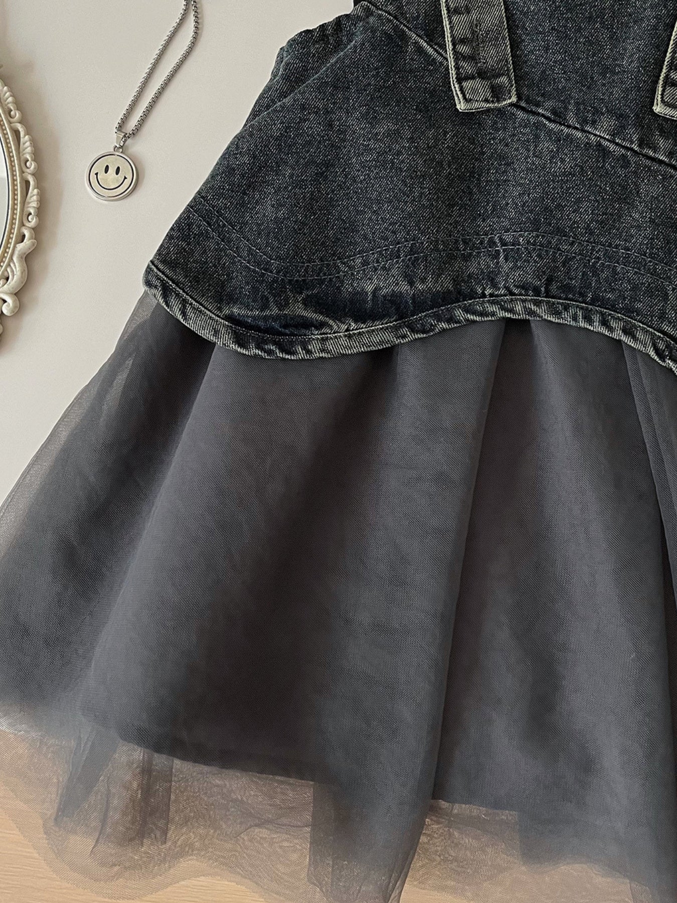 Wild West Top and Denim and Overall Dress Set - Image 5